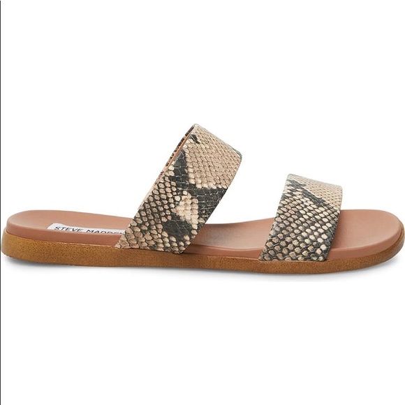 New STEVE MADDEN dual band slide sandal - Picture 1 of 4